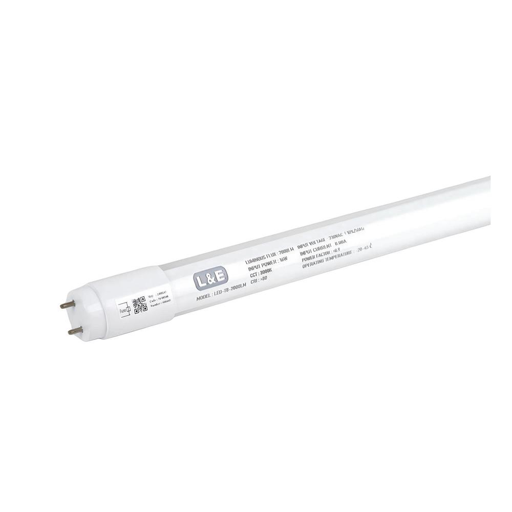 หลอด LED L&E T8 STD SE 16 วัตต์ WARM WHITE G13