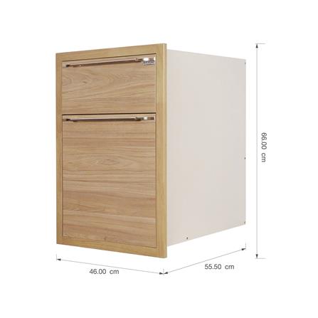 ตู้ลิ้นชัก KITZCHO LUCIDA 46x66 ซม. สี HONEY OAK V.1_3