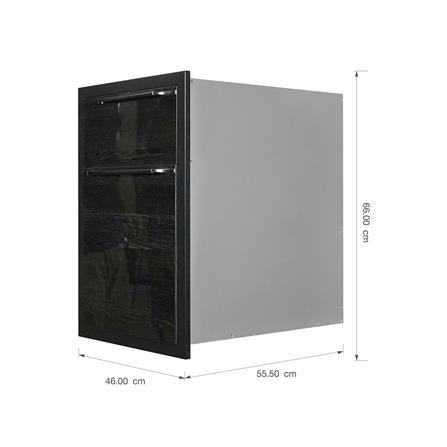 ตู้ลิ้นชัก KITZCHO LUCIDA 46x66 ซม. สี DARK OAK V.1_3