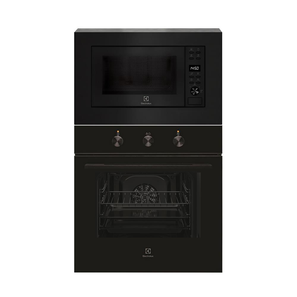ไมโครเวฟฝัง+เตาอบฝัง ELECTROLUX EMSB20XG+KOH2H00BK
