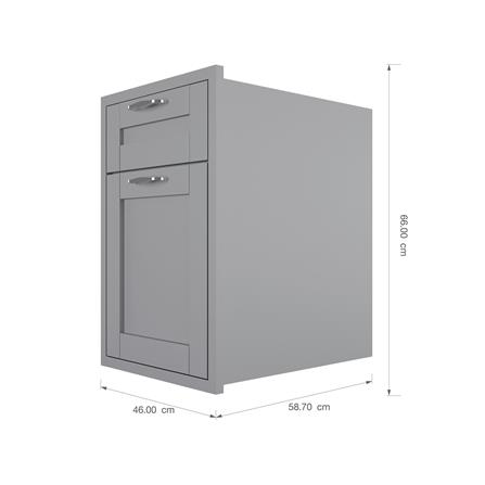 ตู้ลิ้นชัก KITZCHO ZOUL 46x66 ซม. GY V.1_3