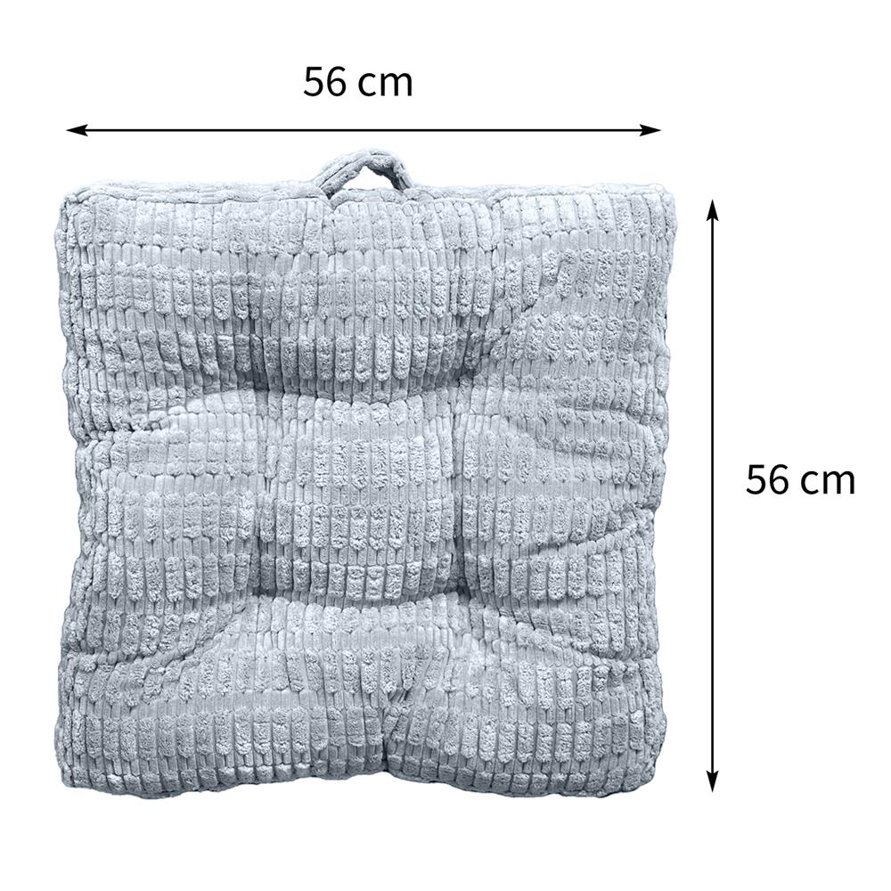 เบาะรองนั่ง HOME LIVING STYLE LOOM 22X22 นิ้ว สีเทา