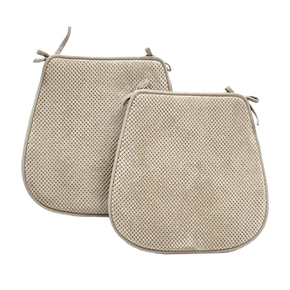 เบาะรองนั่ง HOME LIVING STYLE MEKO 16X16 นิ้ว สีน้ำตาล แพ็ก 2 ชิ้น_0