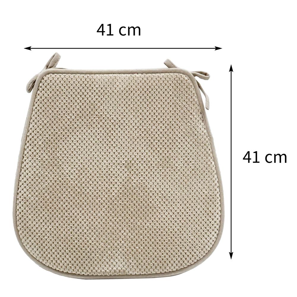 เบาะรองนั่ง HOME LIVING STYLE MEKO 16X16 นิ้ว สีน้ำตาล แพ็ก 2 ชิ้น