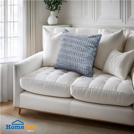 หมอนอิง HOME LIVING STYLE LOOM 18X18 นิ้ว สีเทา_6