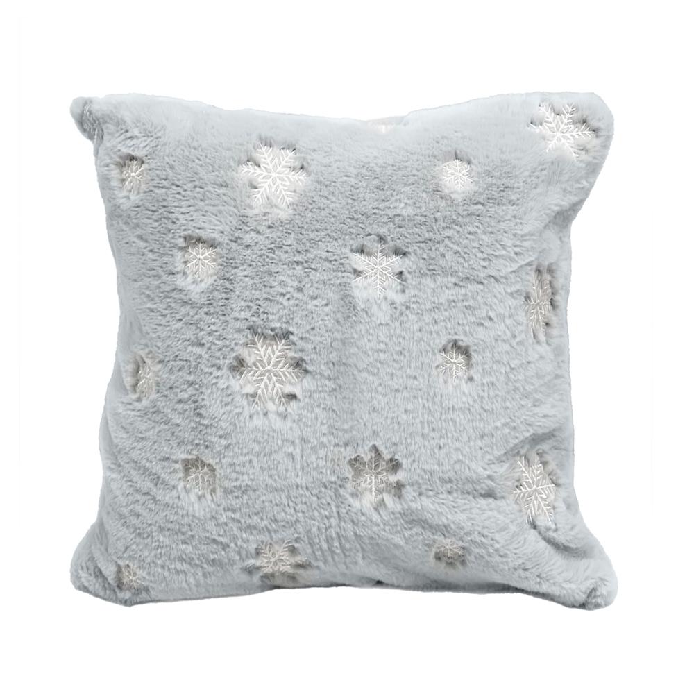 หมอนอิง HOME LIVING STYLE MERRY-SNOW 18X18 นิ้ว สีเทา