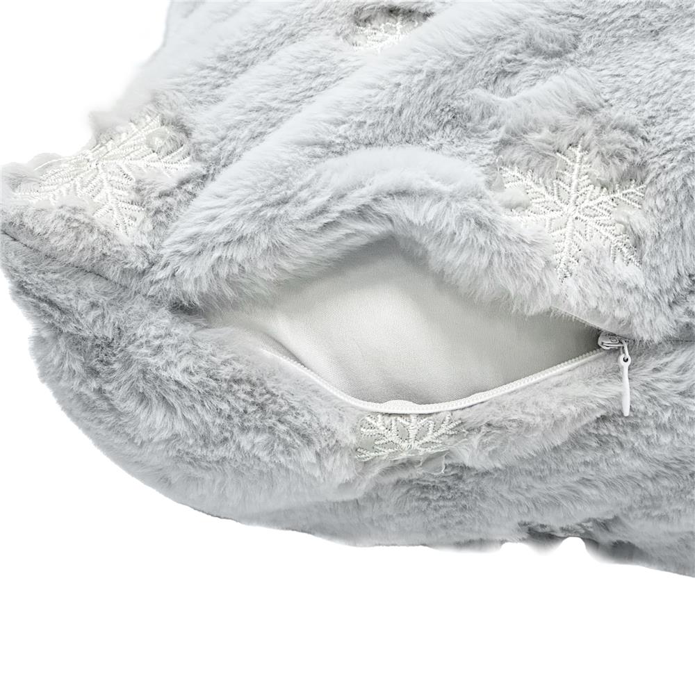 หมอนอิง HOME LIVING STYLE MERRY-SNOW 18X18 นิ้ว สีเทา