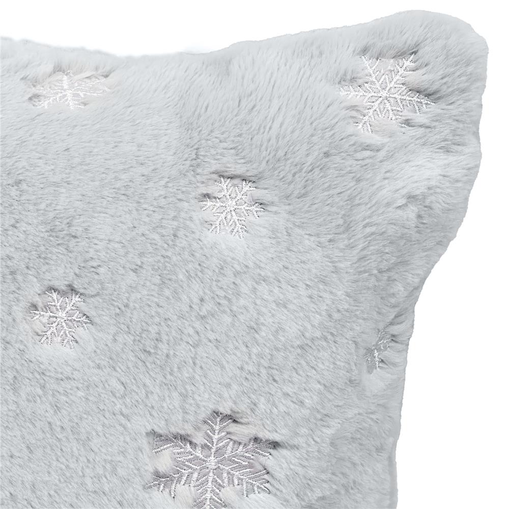 หมอนอิง HOME LIVING STYLE MERRY-SNOW 18X18 นิ้ว สีเทา