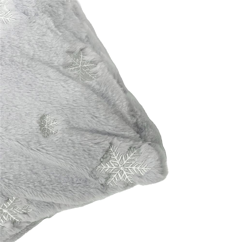 หมอนอิง HOME LIVING STYLE MERRY-SNOW 18X18 นิ้ว สีเทา