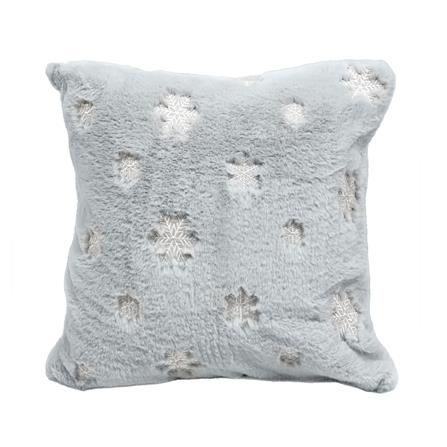 หมอนอิง HOME LIVING STYLE MERRY-SNOW 18X18 นิ้ว สีเทา_2
