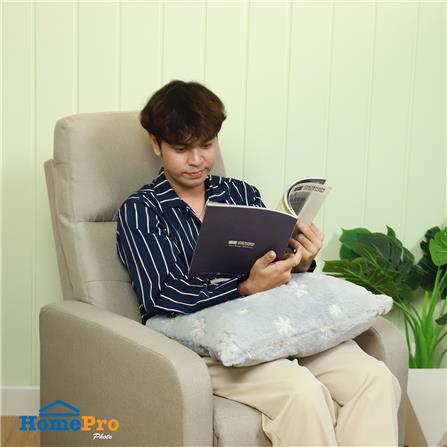หมอนอิง HOME LIVING STYLE MERRY-SNOW 18X18 นิ้ว สีเทา_7