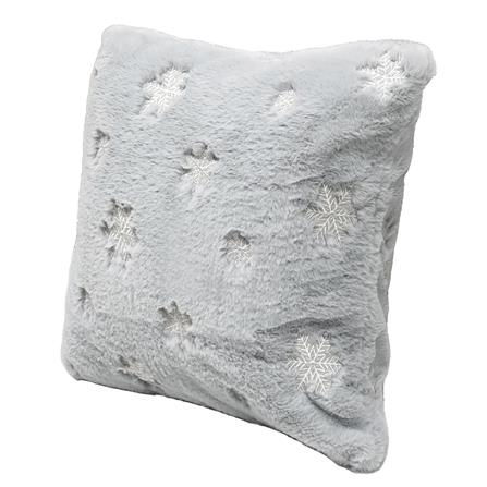 หมอนอิง HOME LIVING STYLE MERRY-SNOW 18X18 นิ้ว สีเทา_6