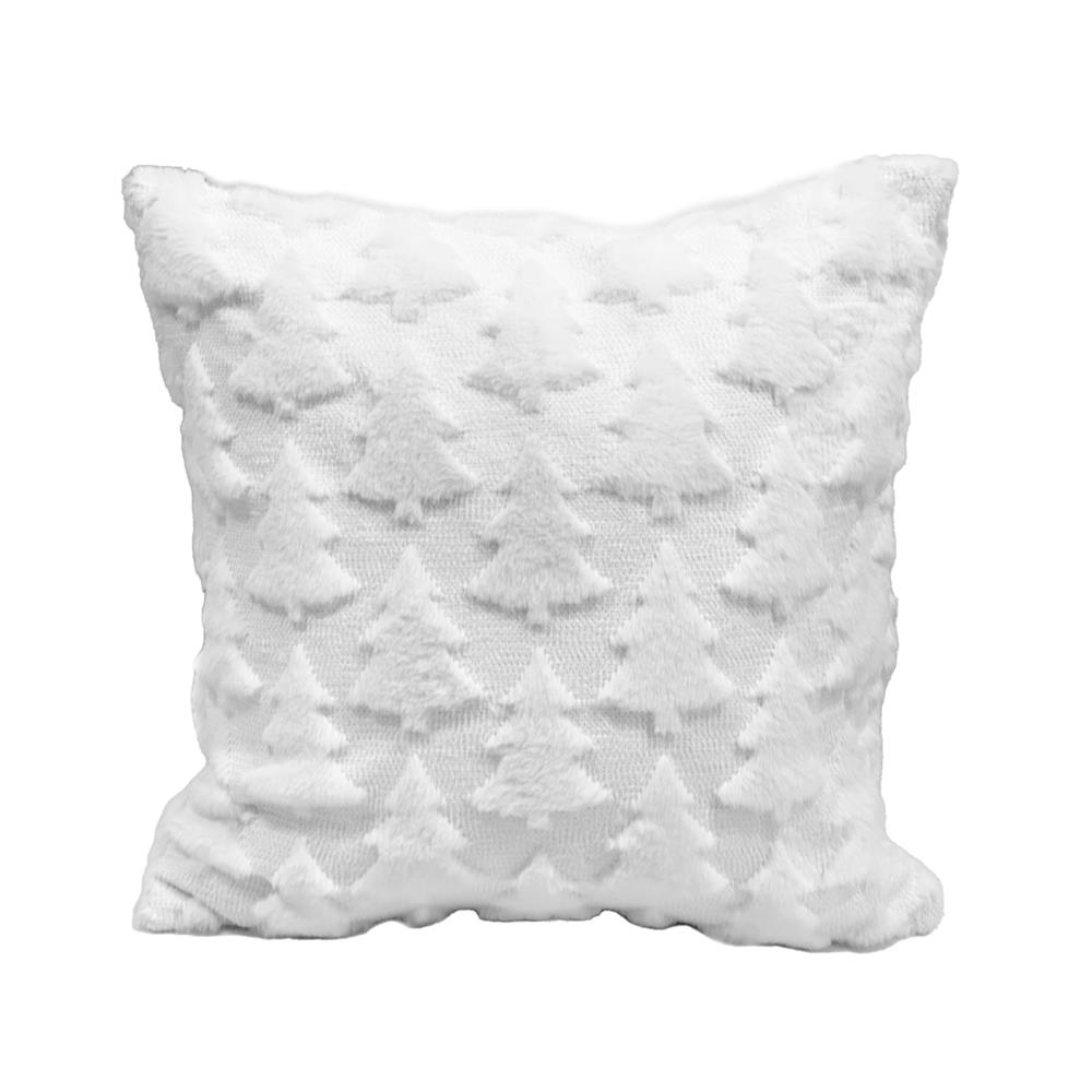 หมอนอิง HOME LIVING STYLE MERRY-TREE 18X18 นิ้ว สีขาว