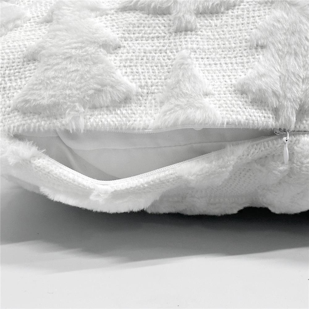 หมอนอิง HOME LIVING STYLE MERRY-TREE 18X18 นิ้ว สีขาว