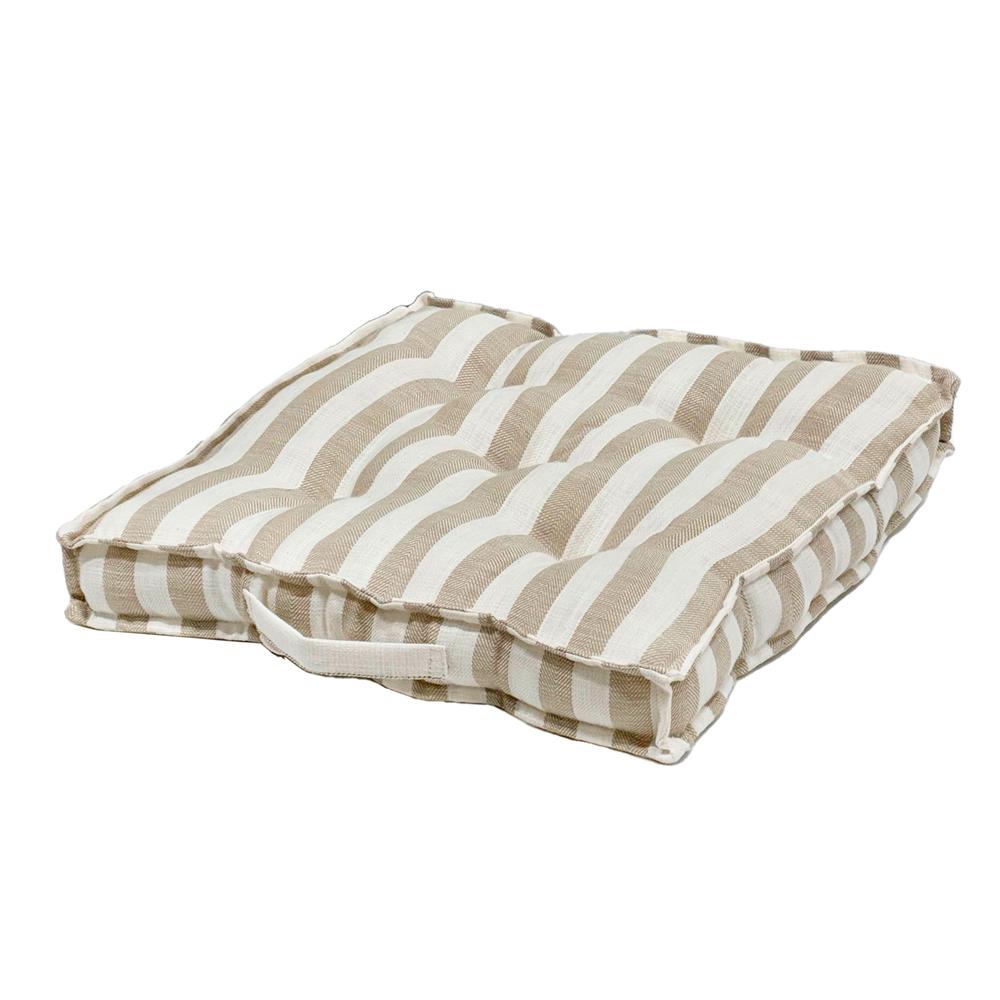 เบาะรองนั่ง HOME LIVING STYLE WAY 18X18 นิ้ว สีน้ำตาล