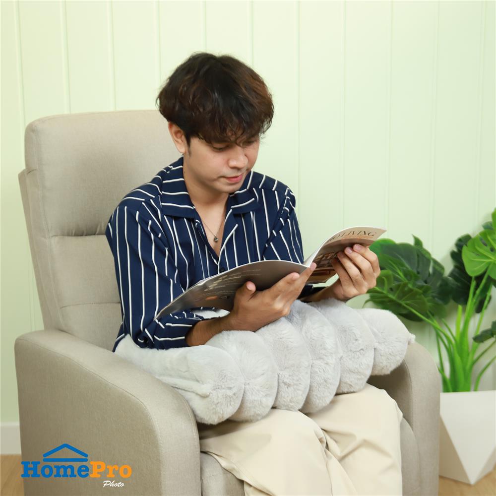 หมอนอิง HOME LIVING STYLE MERRY-SOFT 18X18 นิ้ว สีเทา