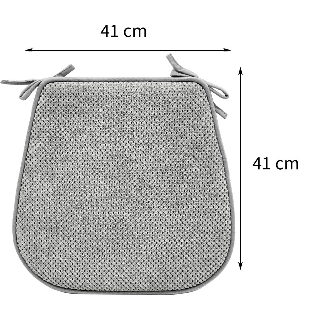 เบาะรองนั่ง HOME LIVING STYLE MEKO 16X16 นิ้ว สีเทา แพ็ก 2 ชิ้น