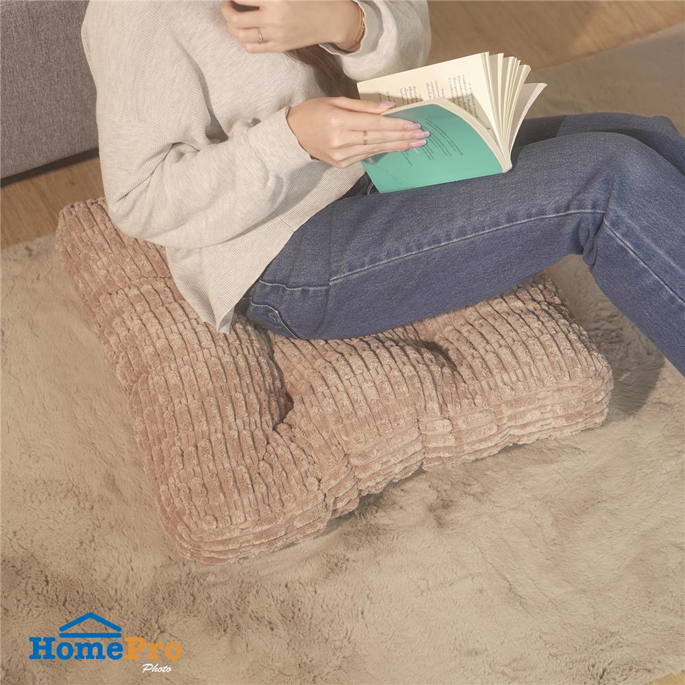 เบาะรองนั่ง HOME LIVING STYLE LOOM 22X22 นิ้ว สีน้ำตาล