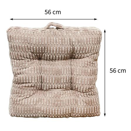 เบาะรองนั่ง HOME LIVING STYLE LOOM 22X22 นิ้ว สีน้ำตาล_9