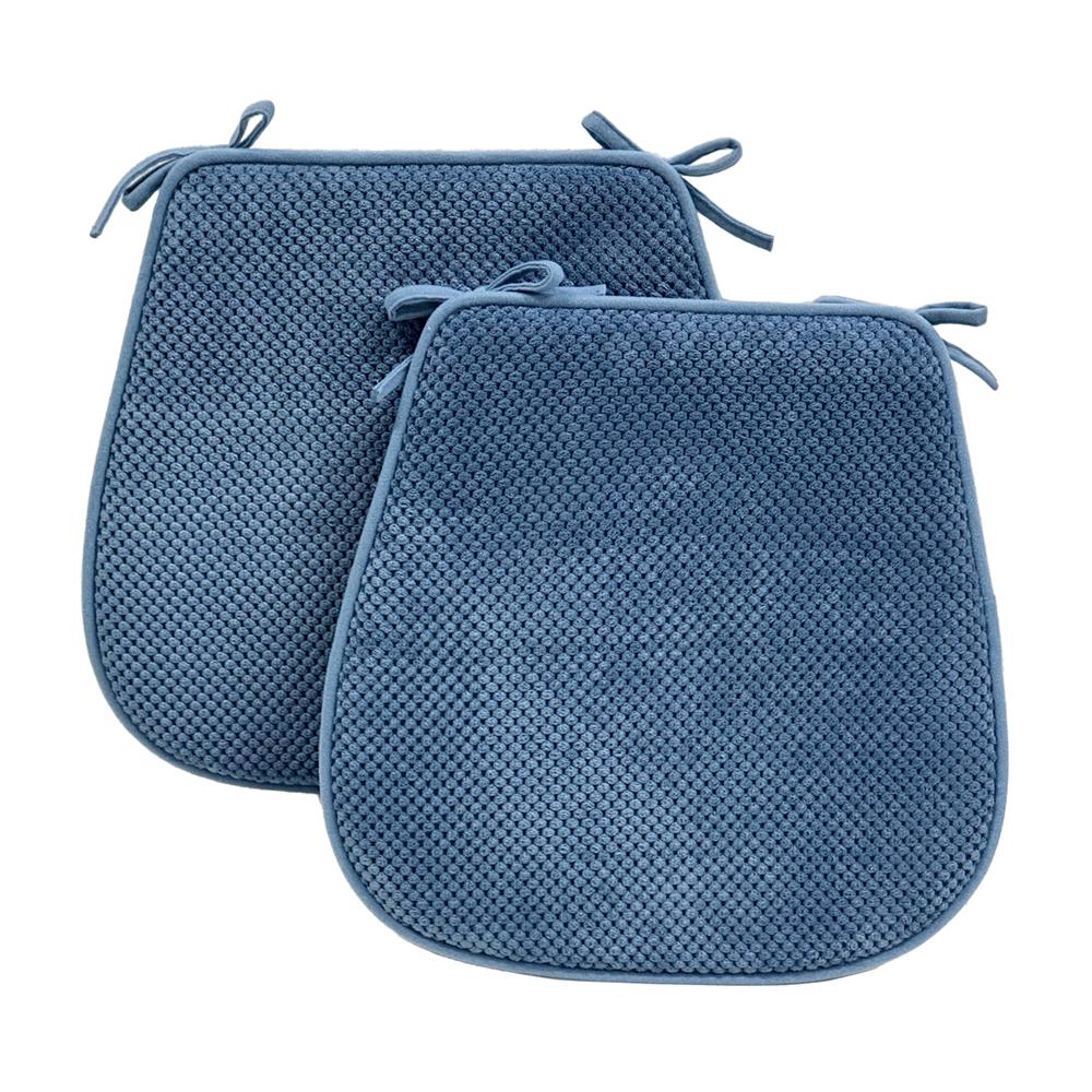 เบาะรองนั่ง HOME LIVING STYLE MEKO 16X16 นิ้ว สีน้ำเงิน แพ็ก 2 ชิ้น_0