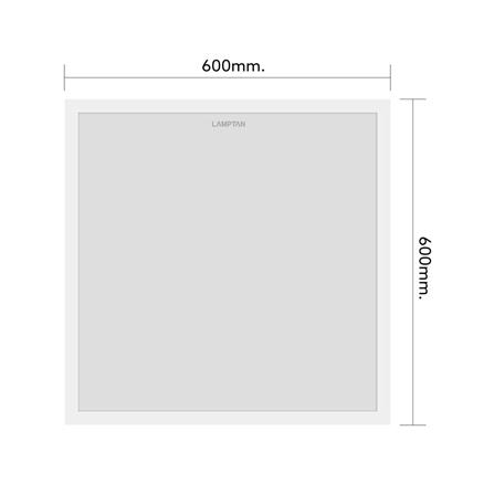 โคมฝังฝ้า LED LAMPTAN PANEL RELAX 40 วัตต์ 60X60 ซม. DAYLIGHT_6