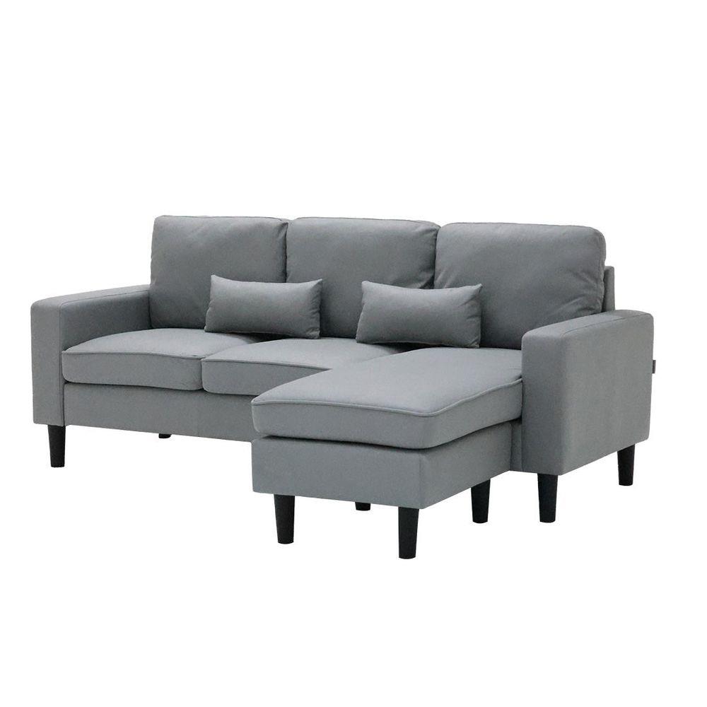 โซฟาเข้ามุม KONCEPT JETGO 19224277 สีเทา