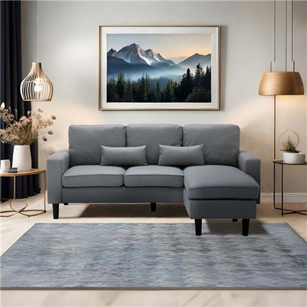 โซฟาเข้ามุม KONCEPT JETGO 19224277 สีเทา_4