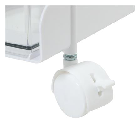 ชั้นวางใส 3 ชั้น มีล้อ KECH LUCID 32.8x17.5x49 ซม._4