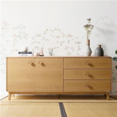 ตู้วางทีวี SB FURNITURE HAGI 19218456 180 ซม. สีไม้อ่อน_4