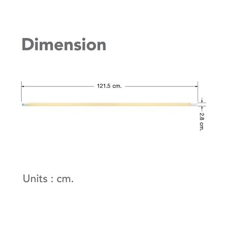 หลอด LED EVE T8 SAFETY FIT DE 18 วัตต์ WARM WHITE G13_7
