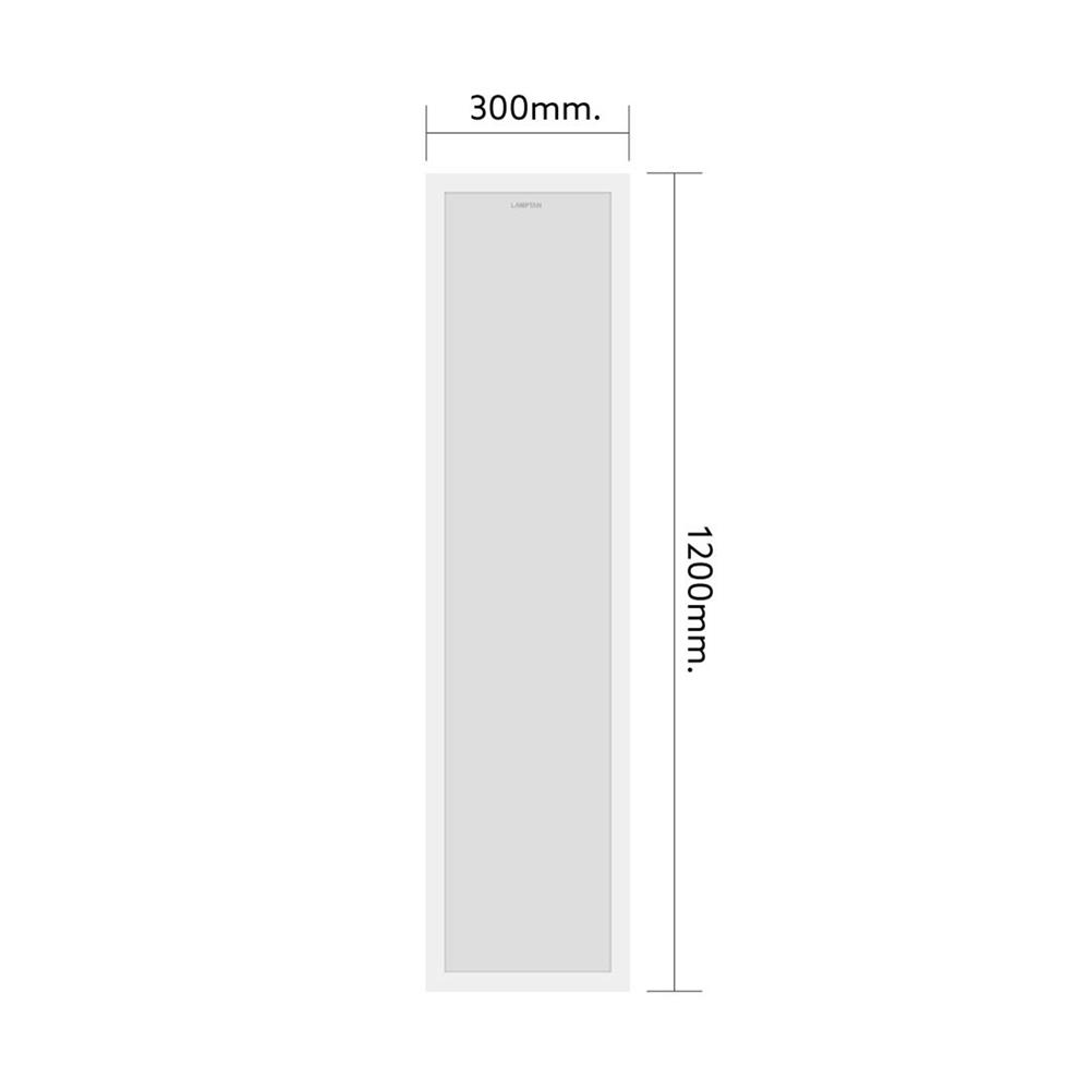 โคมฝังฝ้า LED LAMPTAN PANEL RELAX 40 วัตต์ 30X120 ซม. DAYLIGHT