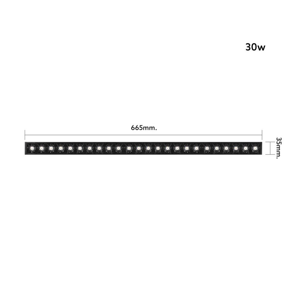 ชุดรางนีออน LED LAMPTAN LINEAR LAMP COLOUR SWITCH LINE 30 วัตต์ DAYLIGHT/WARM WHITE/COOL WHITE