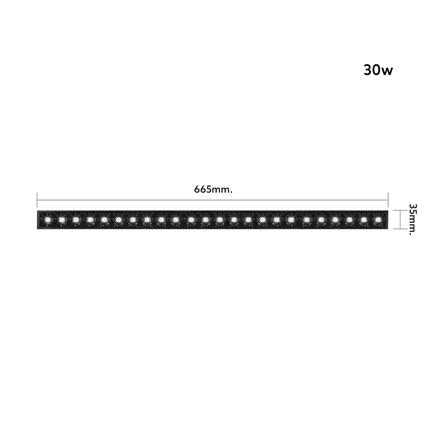 ชุดรางนีออน LED LAMPTAN LINEAR LAMP COLOUR SWITCH LINE 30 วัตต์ DAYLIGHT/WARM WHITE/COOL WHITE_13