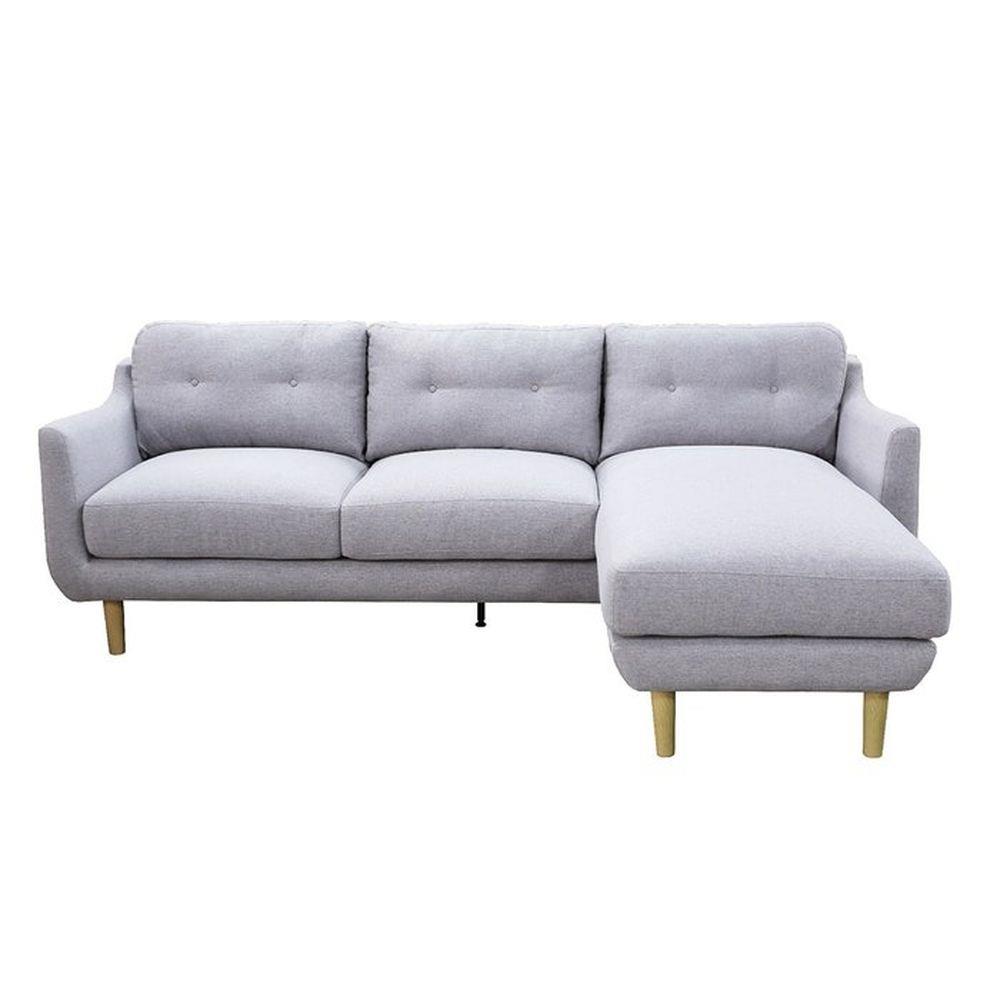 โซฟาเข้ามุม KONCEPT CAPITAL 19210723 สีเทาอ่อน