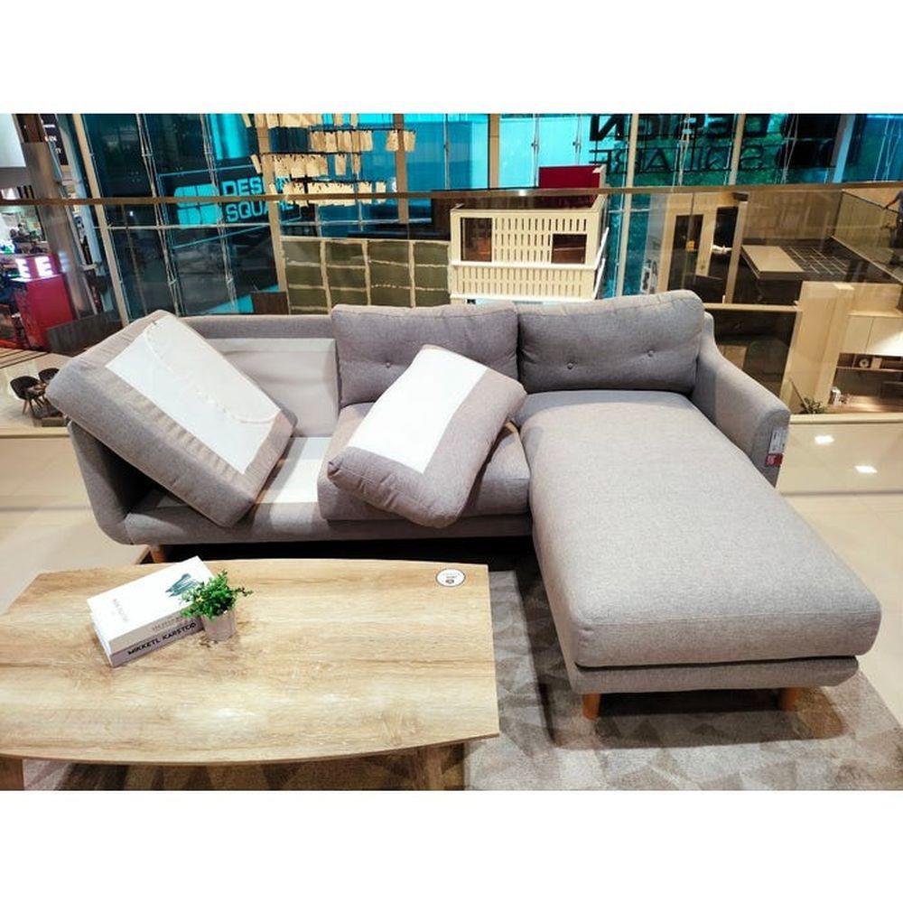 โซฟาเข้ามุม KONCEPT CAPITAL 19210723 สีเทาอ่อน