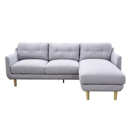 โซฟาเข้ามุม KONCEPT CAPITAL 19210723 สีเทาอ่อน_0