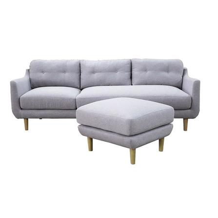 โซฟาเข้ามุม KONCEPT CAPITAL 19210723 สีเทาอ่อน_1