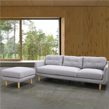 โซฟาเข้ามุม KONCEPT CAPITAL 19210723 สีเทาอ่อน_5