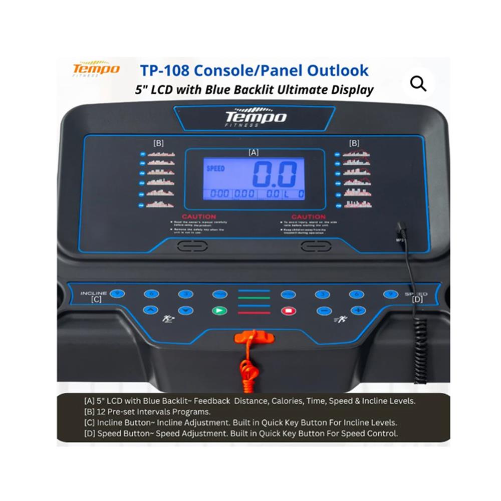 ลู่วิ่งไฟฟ้า TEMPO TP108