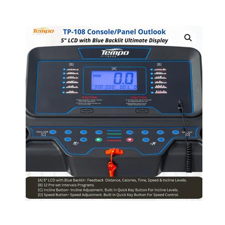 ลู่วิ่งไฟฟ้า TEMPO TP108_4
