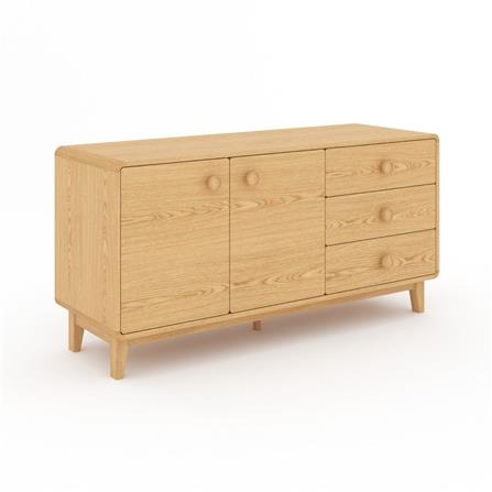 ตู้วางทีวี SB FURNITURE HAGI 19218455 150 ซม. สีไม้อ่อน_1