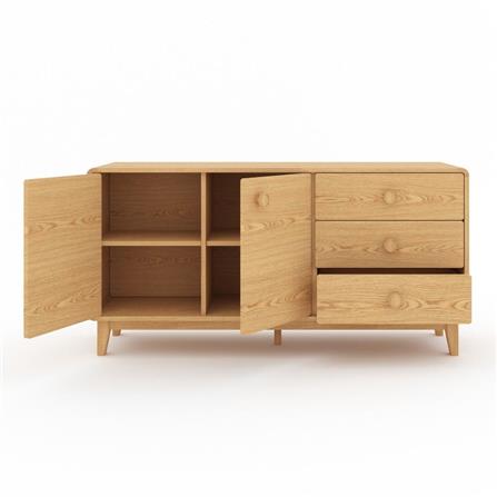 ตู้วางทีวี SB FURNITURE HAGI 19218455 150 ซม. สีไม้อ่อน_3