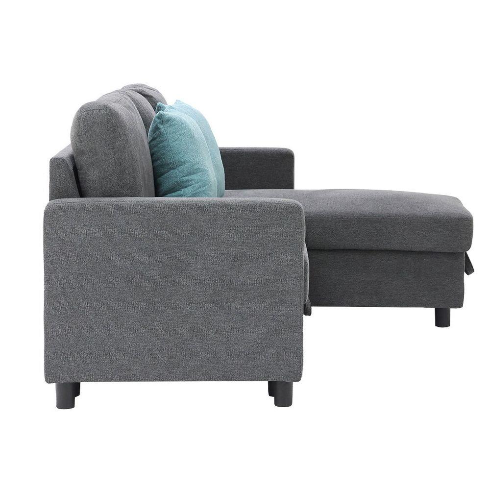 โซฟาเข้ามุม KONCEPT NETISA 19224322 สีเทาเข้ม