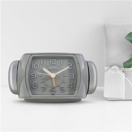 นาฬิกาปลุก RHYTHM 8RA647SR08 6.5X3 นิ้ว สีเทา_4