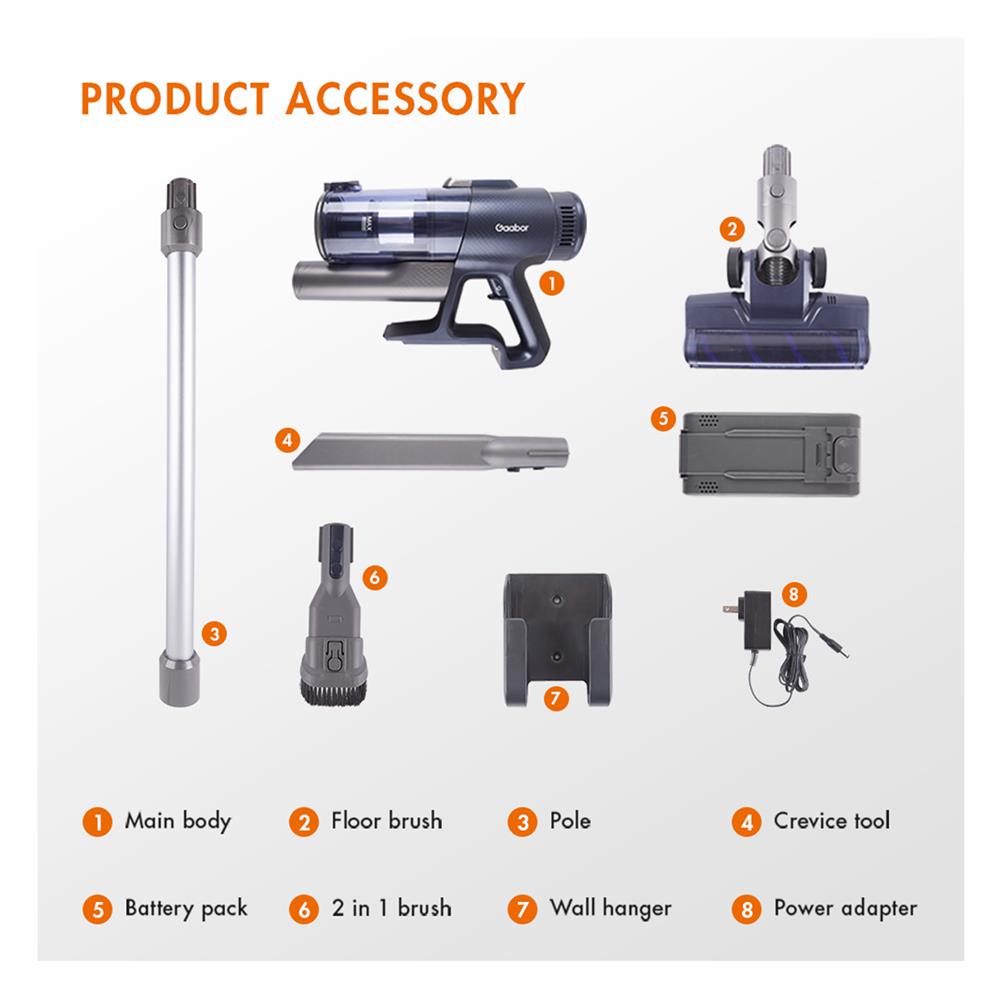 เครื่องดูดฝุ่นแบบด้าม GAABOR VCL20E-BK01A