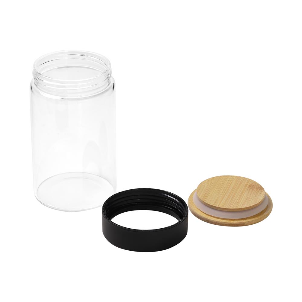 ขวดโหลแก้วฝาเกลียว KECH ORING 0.95 ลิตร สีใส