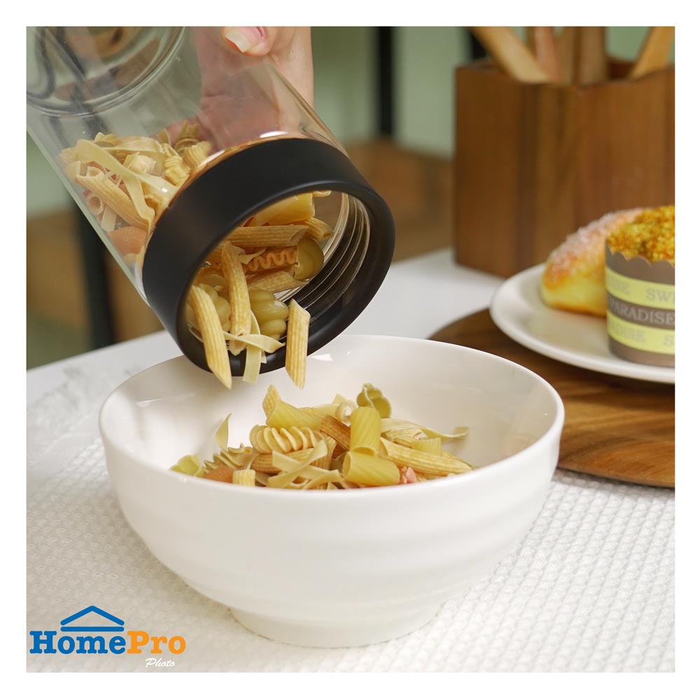 ขวดโหลแก้วฝาเกลียว KECH ORING 0.95 ลิตร สีใส