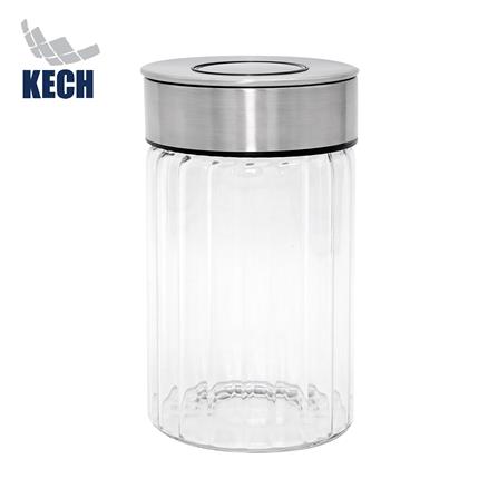 ขวดโหลแก้วฝากด KECH VENICE V2 0.95 ลิตร สีใส_0