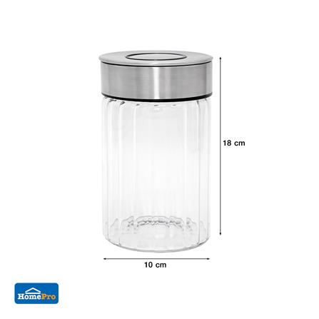 ขวดโหลแก้วฝากด KECH VENICE V2 0.95 ลิตร สีใส_5