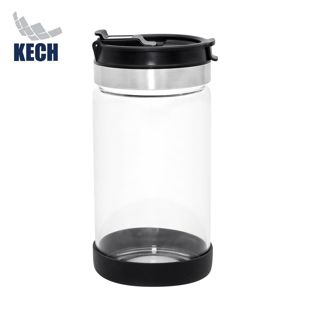 ขวดโหลแก้วฝาดึง KECH COBRA 0.8 ลิตร สีดำ_1